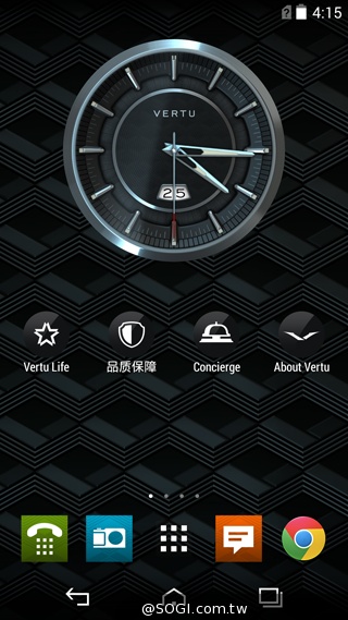 威圖最強奢華智慧機 Vertu Signature Touch動手玩