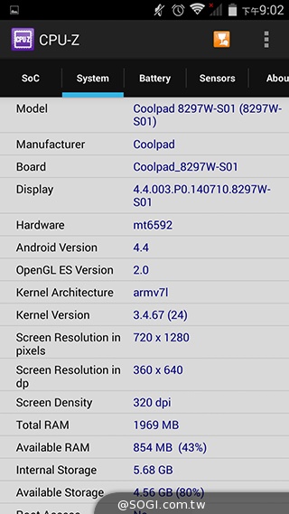 5吋MTK八核雙卡手機 酷派大神F1低價襲台
