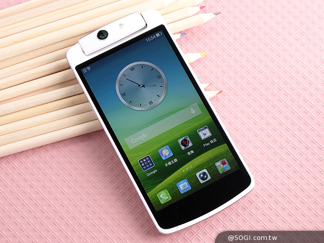 5吋4G手機OPPO N1 mini 翻轉相機輕鬆拍