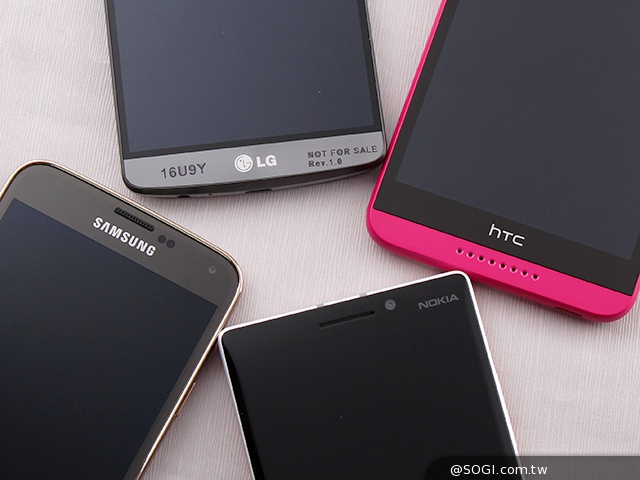 台灣4G手機達64款 HTC、三星、LG與諾基亞最多選擇