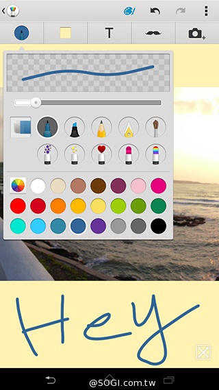 索尼4G全頻自拍手機Xperia C3 玩美彩妝新體驗
