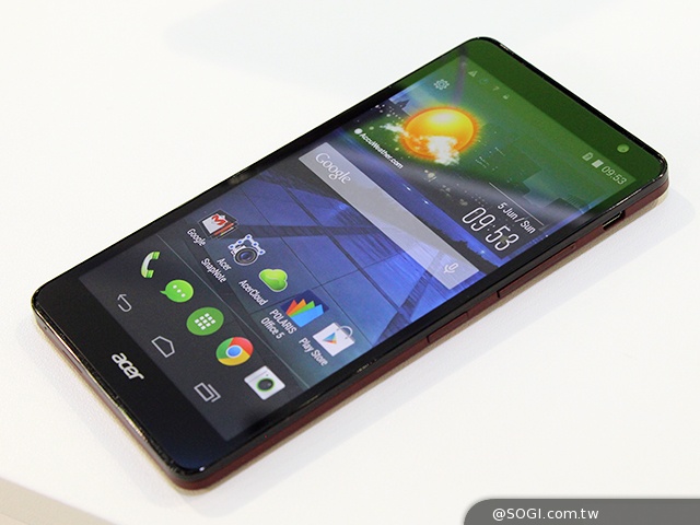 宏碁4G八核手機Liquid X1台灣8/20上市 單機價7990