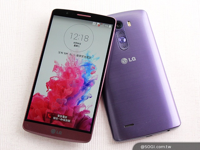 LG G3新色登場！「燻紫」、「烟紅」浪漫雅緻