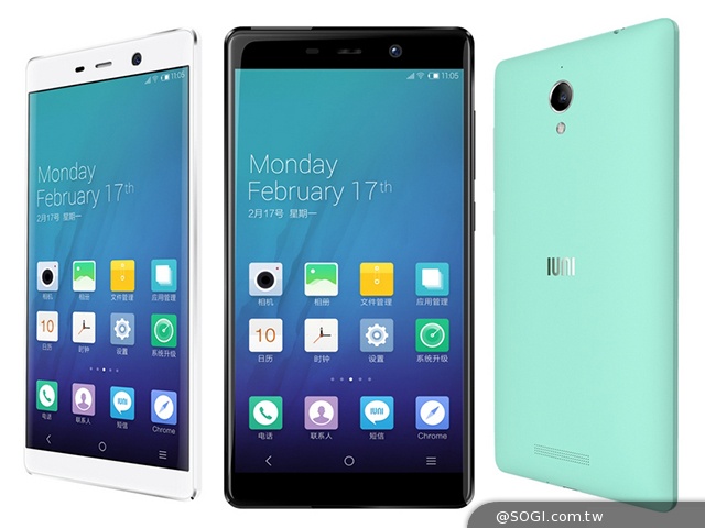 5.5吋2K大螢幕旗艦IUNI U3發表 將在台灣上市