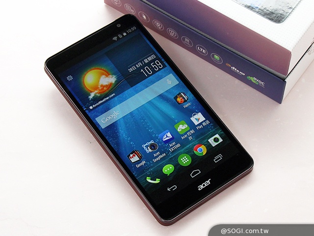 宏碁8快機Liquid X1 巨屏、八核、4G進擊登場