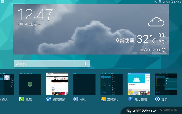 輕薄、強悍、美型！SAMSUNG GALAXY Tab S 8.4實測