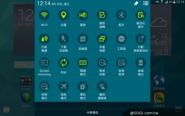 輕薄、強悍、美型！SAMSUNG GALAXY Tab S 8.4實測
