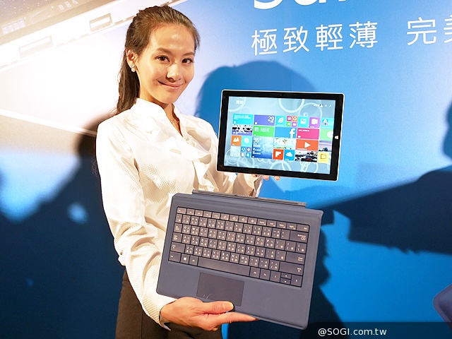 微軟Surface Pro 3正式在台開賣 購機送虛寶