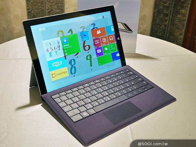 微軟Surface Pro 3正式在台開賣 購機送虛寶
