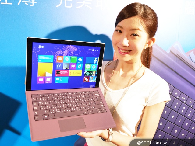 微軟Surface Pro 3正式在台開賣 購機送虛寶
