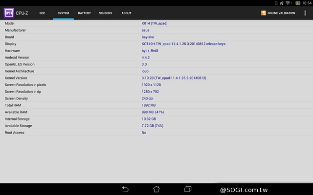 華碩LTE變形平板Transformer Pad TF303CL 華碩LTE變形平板Transformer Pad TF303CL