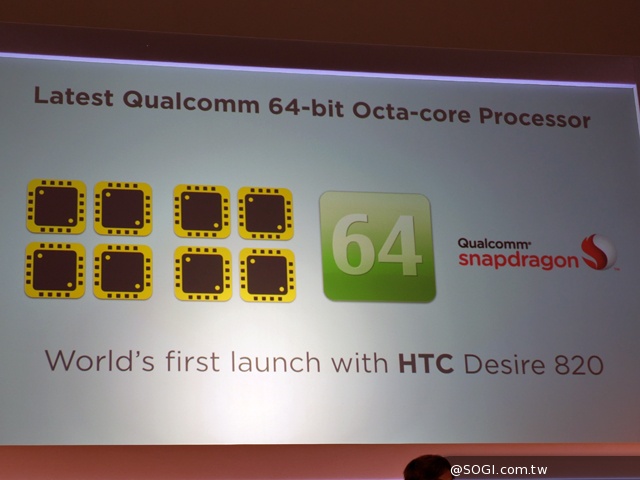 首款8核64bit手機 HTC Desire 820動手玩【IFA 2014】 首款8核64bit手機 HTC Desire 820動手玩【IFA 2014】
