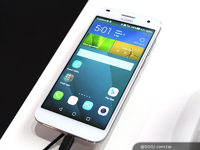 64bit高通四核手機HUAWEI Ascend G7動手玩【IFA 2014】