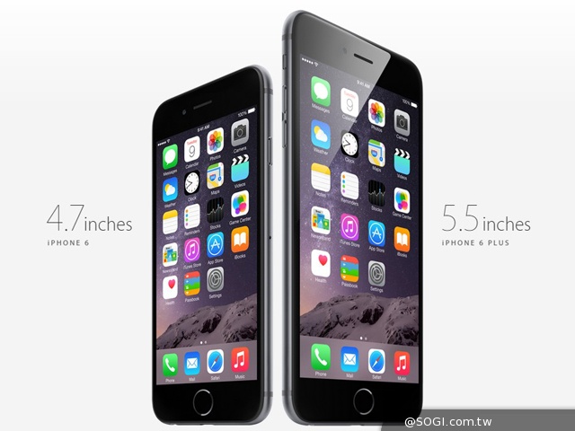 iPhone 6與iPhone 6 Plus發表 單機22500起9/26預購