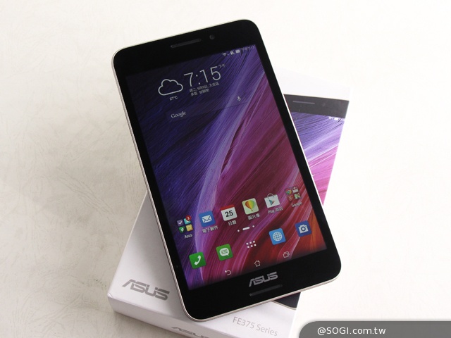 7吋雙卡通話平板 ASUS Fonepad 7 FE375CG實測 7吋雙卡通話平板 ASUS Fonepad 7 FE375CG實測