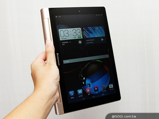可站可躺、螢幕升級 聯想Yoga Tablet 10 HD+