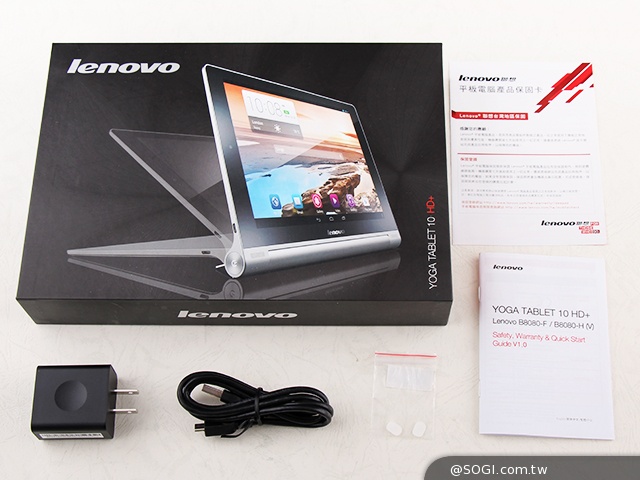 可站可躺、螢幕升級 聯想Yoga Tablet 10 HD+