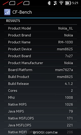 諾基亞5吋Android手機 NOKIA XL實測