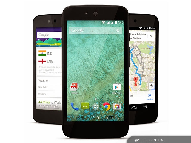 Google推低價手機 印度發表Android One系列機種