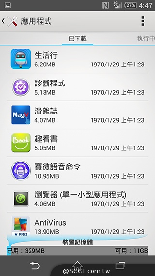 5.2吋4G防水旗艦手機Sony Z3外觀、效能實測