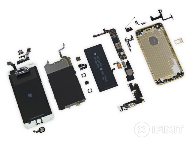 iPhone 6 Plus完全拆解！大容量電池與個晶片型號確認
