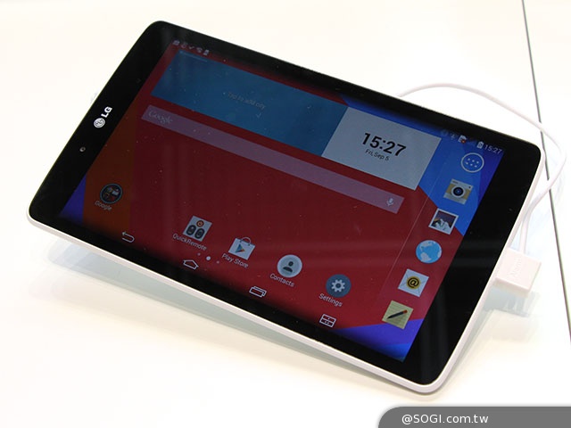 LG首款4G平板G Tablet 8.0台灣9/29發表 LG首款4G平板G Tablet 8.0台灣9/29發表
