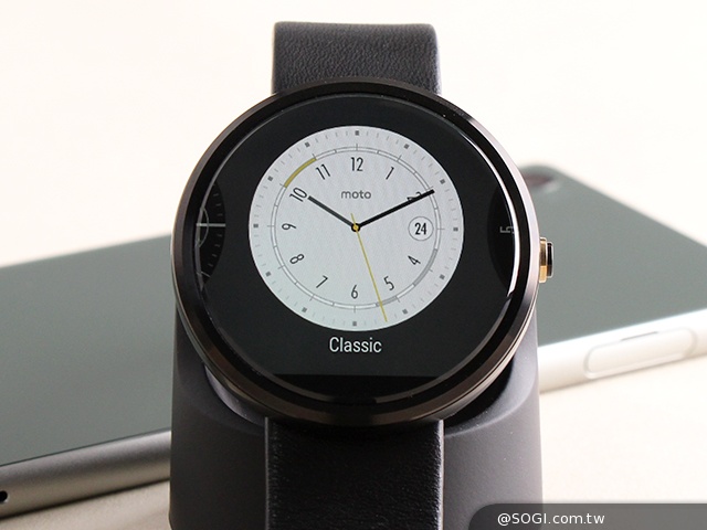 圓錶就是靚！高質感MOTO 360安卓防水智慧錶