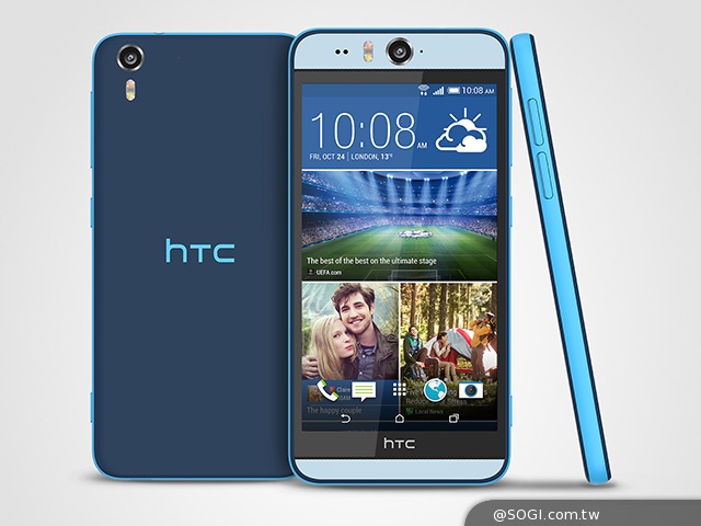 HTC發表自拍強機Desire EYE搭前後13MP鏡頭