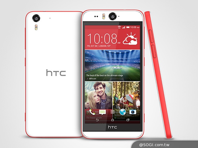 HTC發表自拍強機Desire EYE搭前後13MP鏡頭