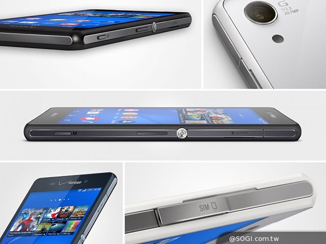 Sony Z3美國Verizon電信版Z3v 支援Qi無線充電 Sony Z3美國Verizon電信版Z3v 支援Qi無線充電