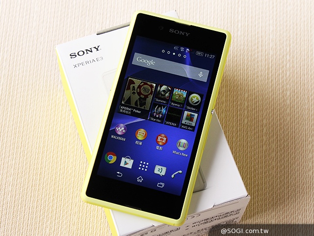彈性邊角護機身！Sony輕質4G入門手機Xperia E3