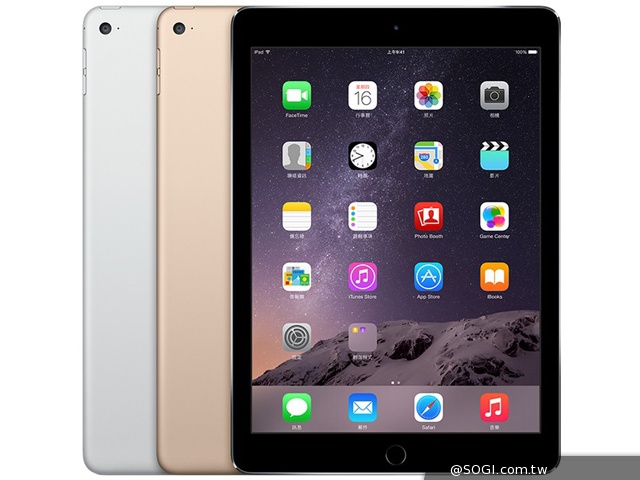 蘋果發表iPad Air 2 超薄6.1mm內建Touch ID 蘋果發表iPad Air 2 超薄6.1mm內建Touch ID