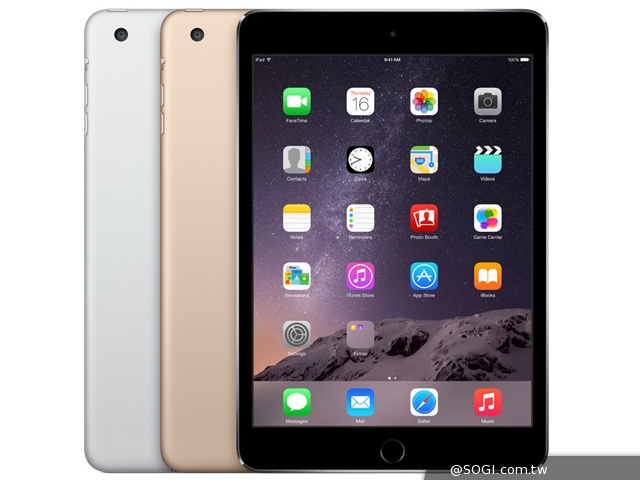 iPad mini 3發表!重點規格不變、加入Touch ID iPad mini 3發表!重點規格不變、加入Touch ID