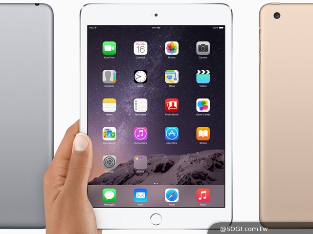 iPad mini 3發表!重點規格不變、加入Touch ID iPad mini 3發表!重點規格不變、加入Touch ID