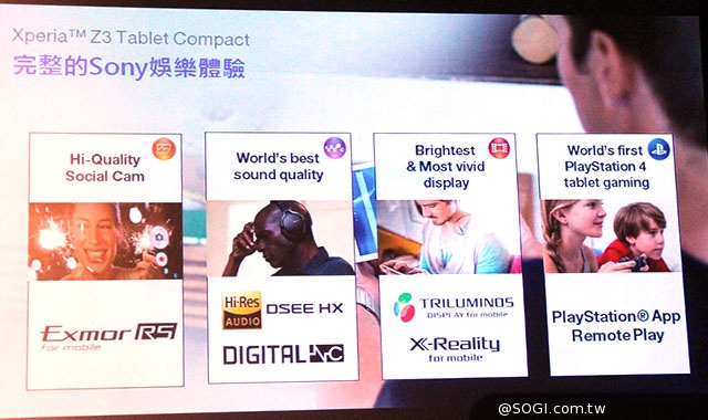 Sony Z3 Tablet Compact台灣11月開賣 Wi-Fi售15900