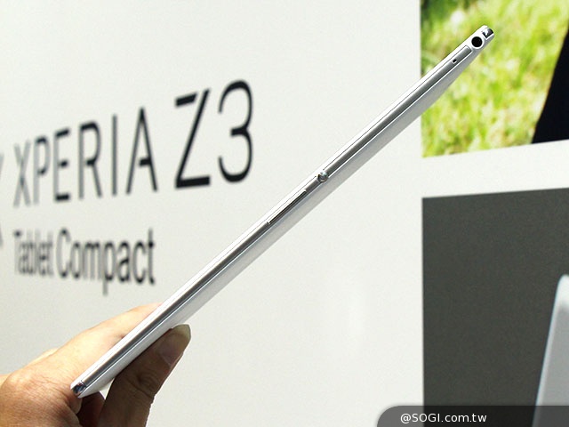 Sony Z3 Tablet Compact台灣11月開賣 Wi-Fi售15900