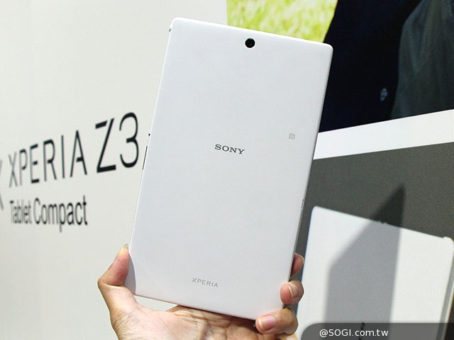 Sony Z3 Tablet Compact台灣11月開賣 Wi-Fi售15900