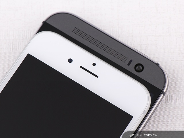 雙雄交鋒！HTC One M8、iPhone 6外型與實拍比拼