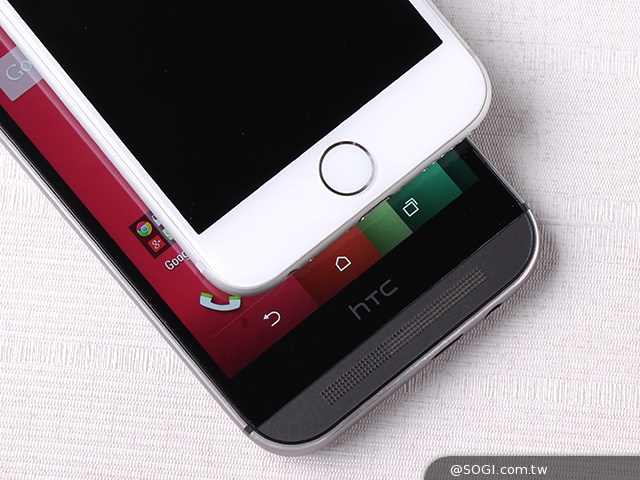雙雄交鋒！HTC One M8、iPhone 6外型與實拍比拼