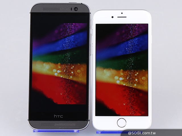 雙雄交鋒！HTC One M8、iPhone 6外型與實拍比拼