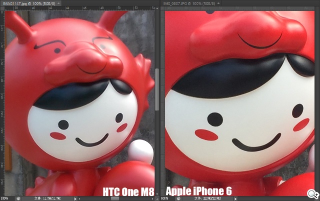 雙雄交鋒！HTC One M8、iPhone 6外型與實拍比拼