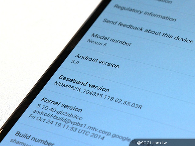 Android 5.0旗艦手機Nexus 6台灣亮相動手玩