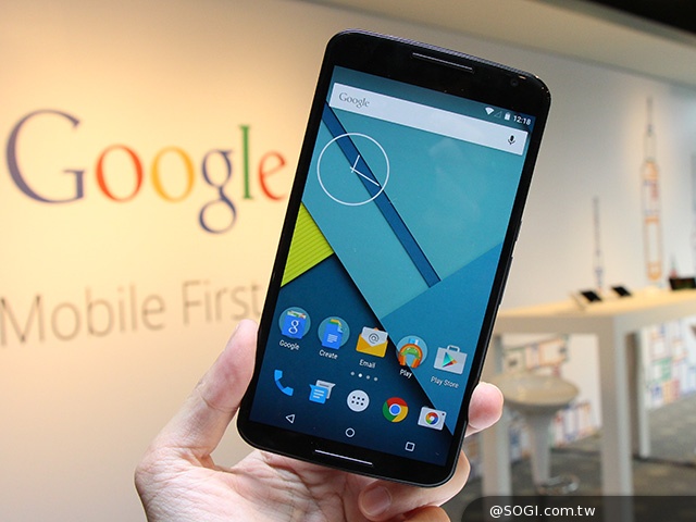 Android 5.0旗艦手機Nexus 6台灣亮相動手玩