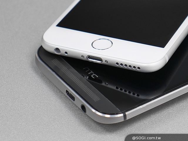 雙雄交鋒！HTC One M8、iPhone 6外型與實拍比拼