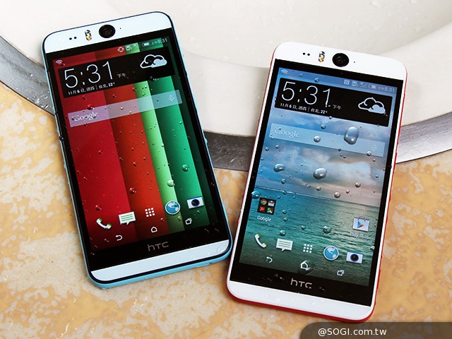 就是EYE美！HTC Desire EYE珊瑚白、海灣藍雙色體驗