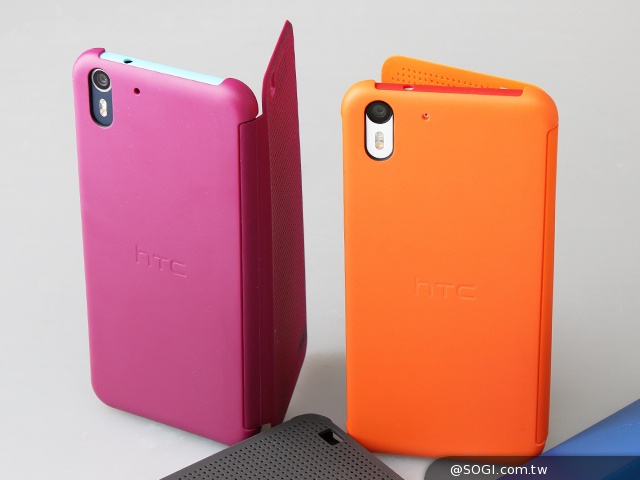 HTC Desire EYE與多彩Dot View保護殼