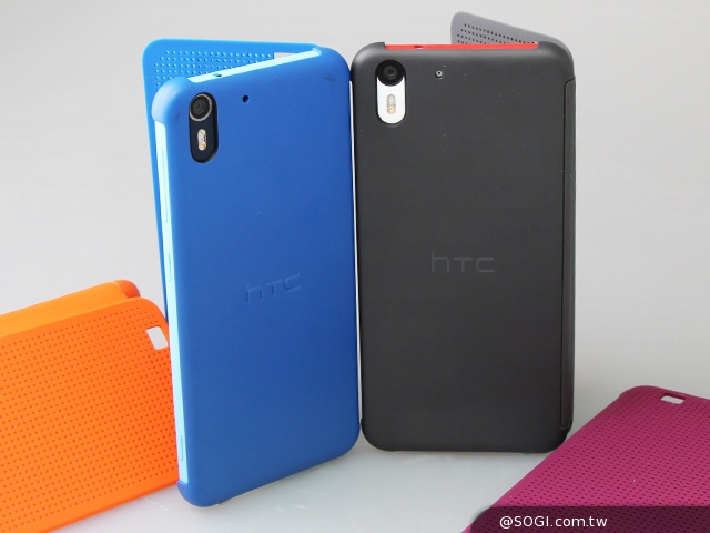 HTC Desire EYE與多彩Dot View保護殼