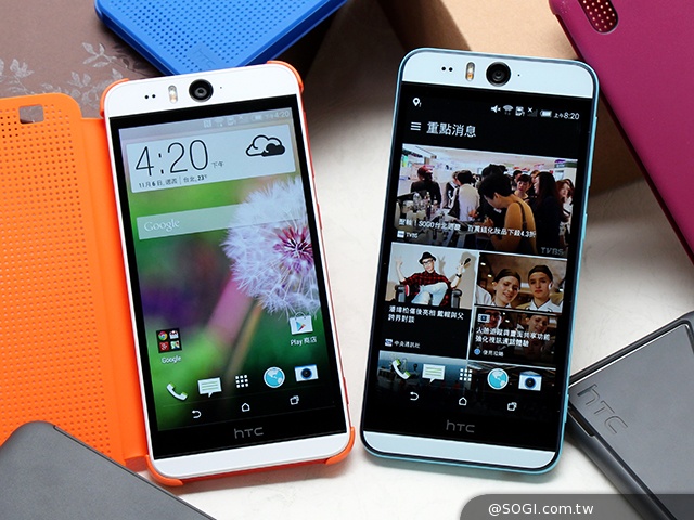 就是EYE漂亮！HTC Desire EYE珊瑚白、海灣藍雙色體驗