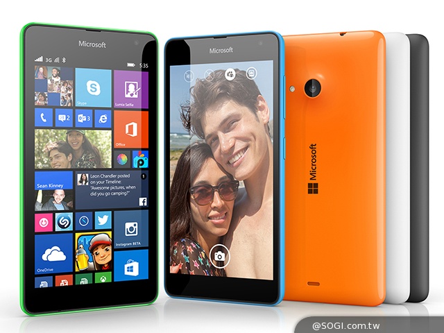 揮別諾基亞！Microsoft Lumia 535正式發表