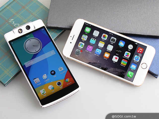 大隻佬手機iPhone6 Plus、OPPO N3外觀攝錄比拚